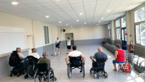 Reprise de la Boccia au stade de Sauclières