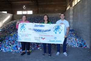 10,5 tonnes de bouchons, prêts pour une seconde vie !