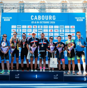 Para-triathlon : Paul LLOVERAS et son guide Ugo RAIA vice champion de France